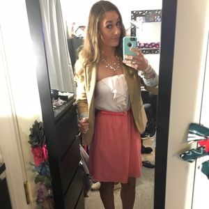 Strapless Pink Express Dress